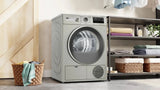 Series 4 Condenser Tumble Dryer 8 kg Silver inox