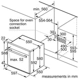 Series 4 Gas built-in oven 60 x 60 cm Stainless steel