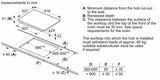 Series 8 Induction Hob 90 cm surface mount with frame